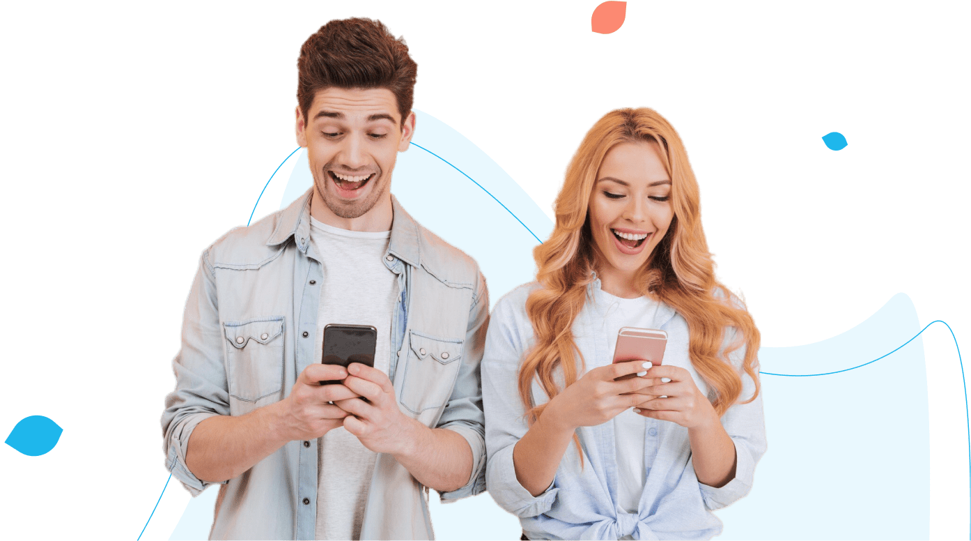 People using phones Grants AI assistance