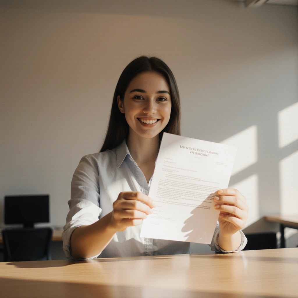 Illustration of a grant application being approved