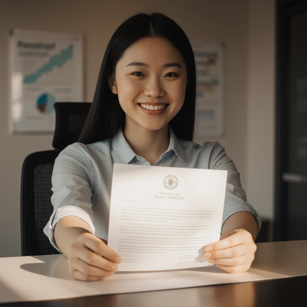 Checklist of eligibility criteria for a grant application