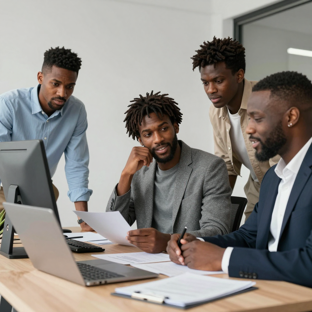 an illustration showing diverse groups (students, entrepreneurs, nonprofits) celebrating after receiving grant checks