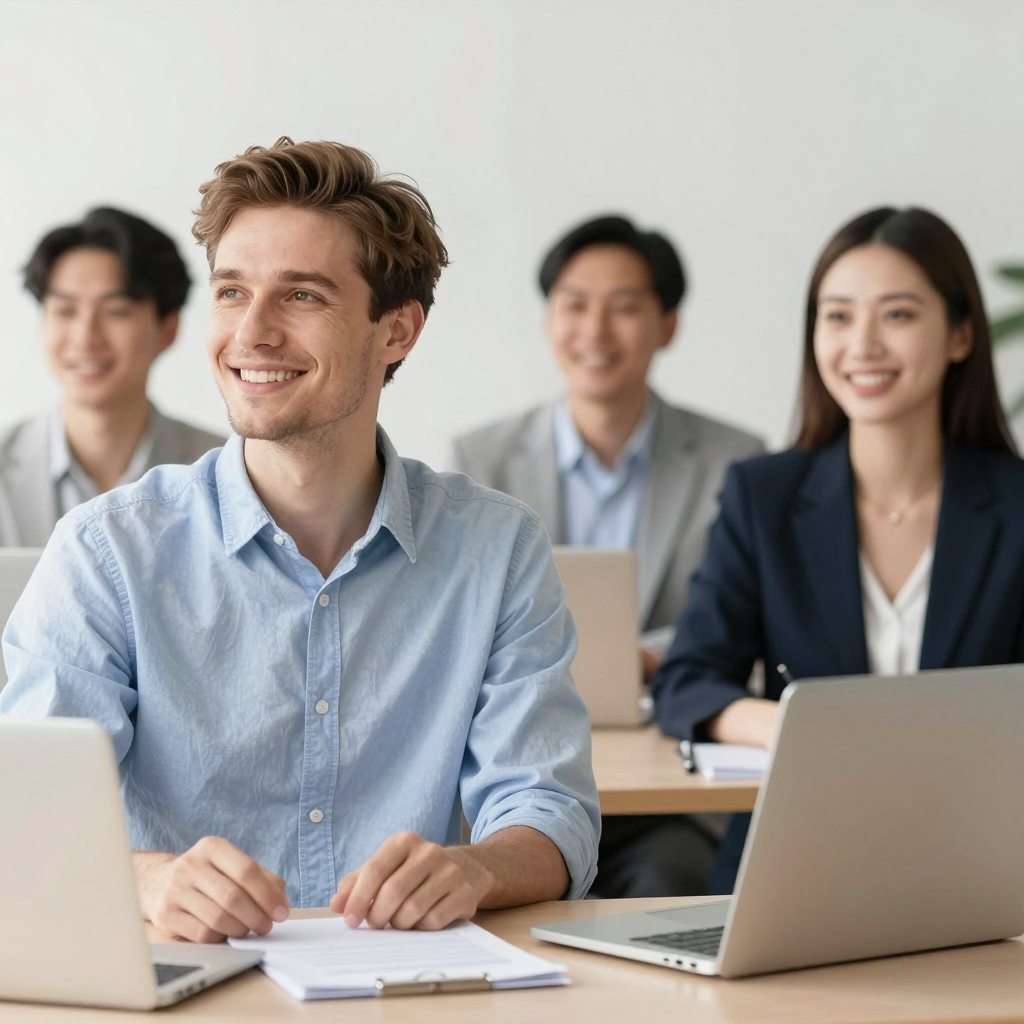 illustration of a founder with a business idea