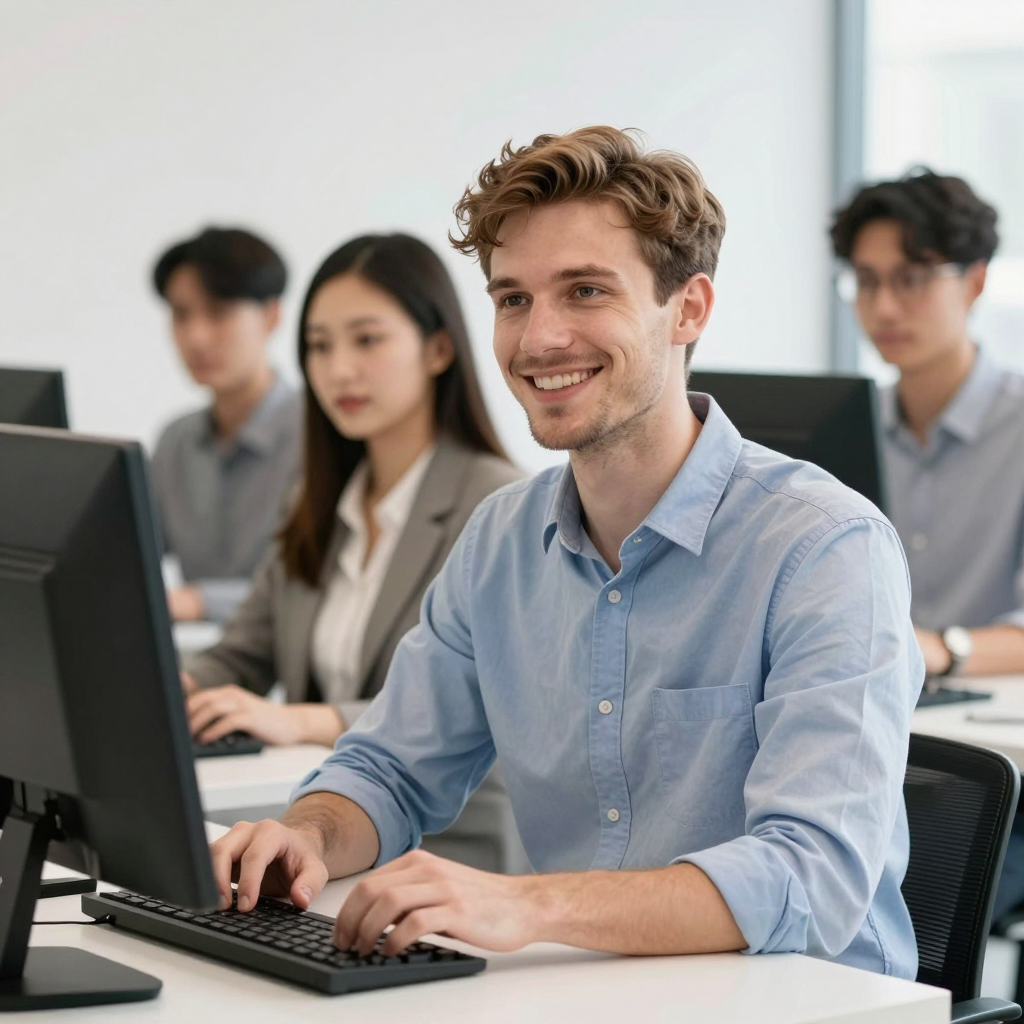 Illustration of diverse TikTok creators collaborating with grant icons