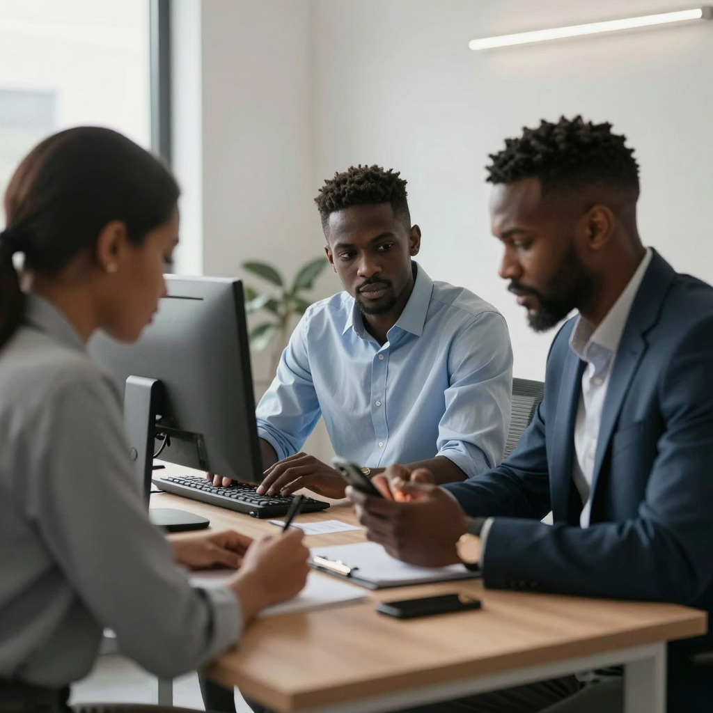 collage of community gardeners, solar panels, social activists, and grant application forms