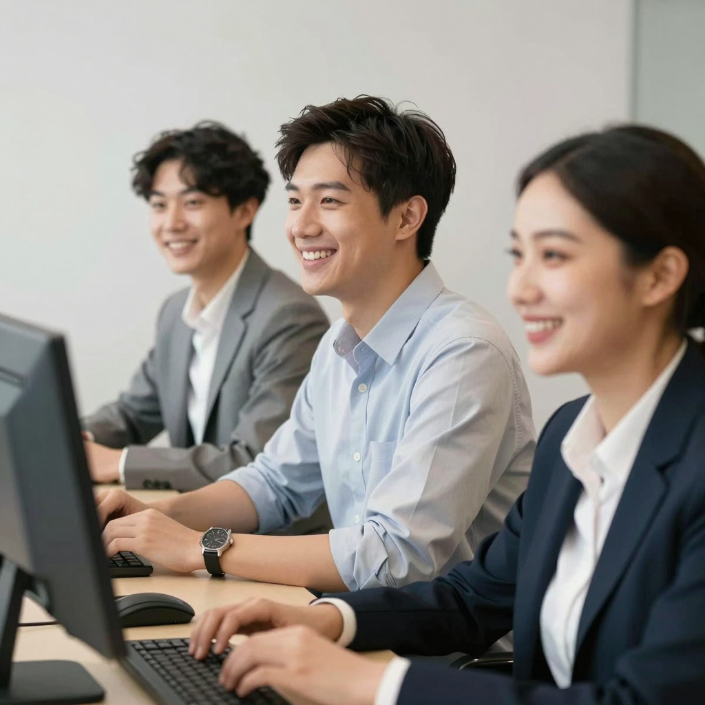 photo of young researchers in a materials science lab