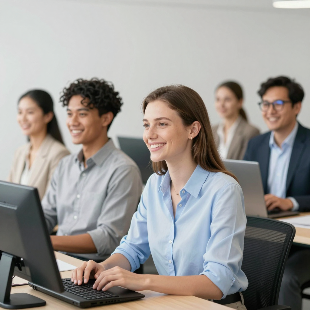 two nonprofit leaders reviewing a foundation's mission statement together