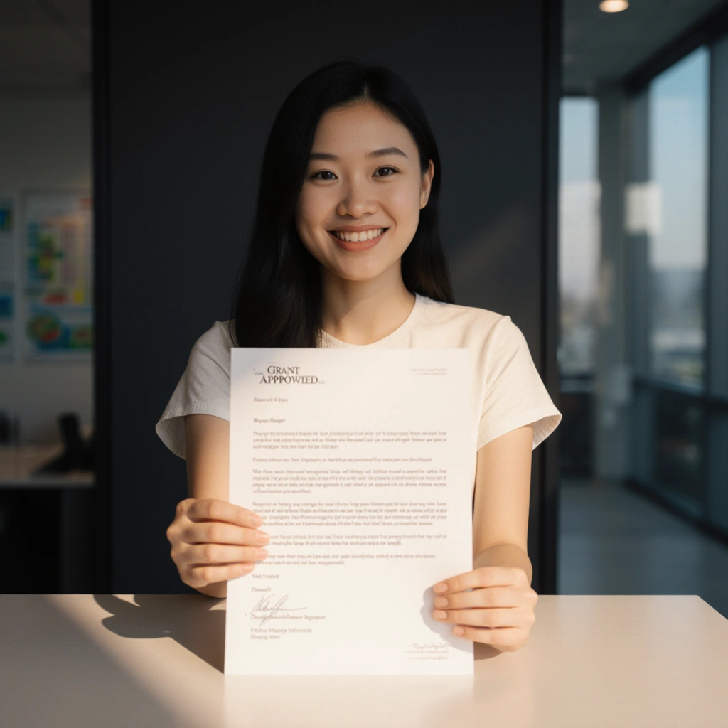 illustration showing screens of multiple grant platforms with search and filter tools