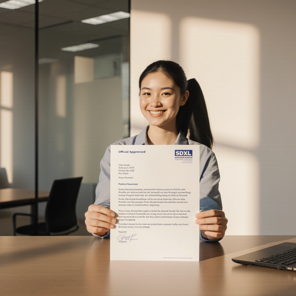 Nonprofit director reviewing a 2026 grant application, analyzing documents and using data to align with funder priorities