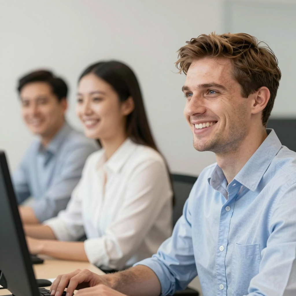 A diverse team in 2026 collaborating around a table, organizing documents and a digital calendar, to plan an efficient grant application timeline