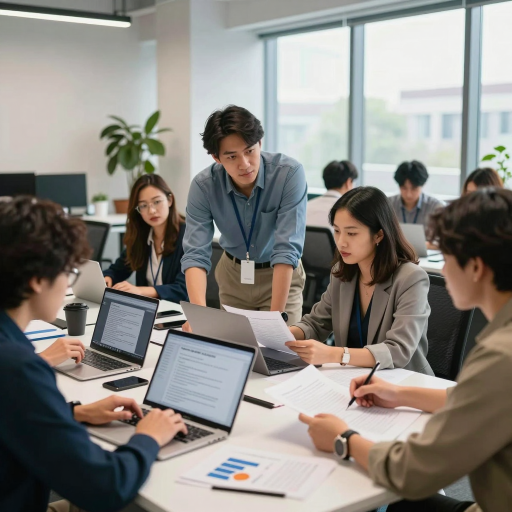 A 2026 nonprofit project manager using a modern grant management dashboard to track and measure the impact of grant funding