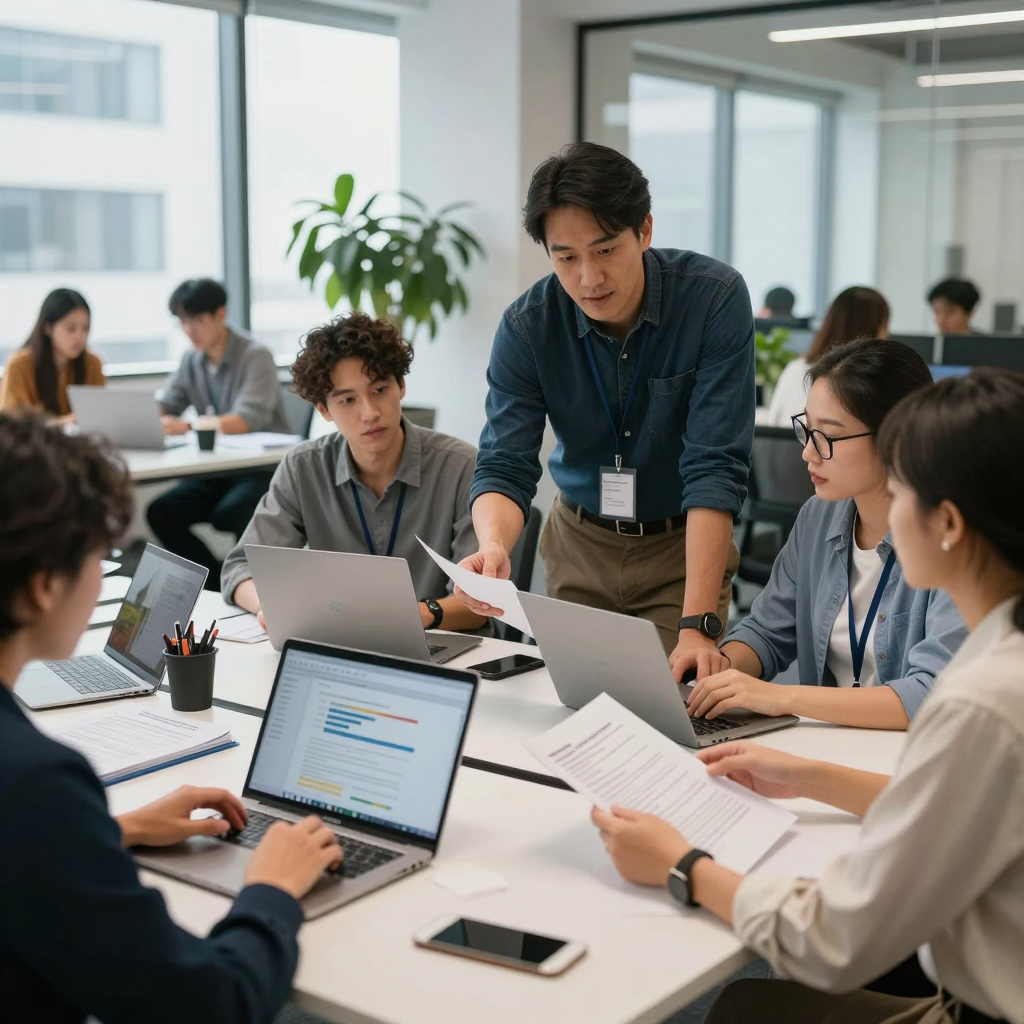 A team reviewing successful 2026 community grant application results and celebrating new funding opportunities