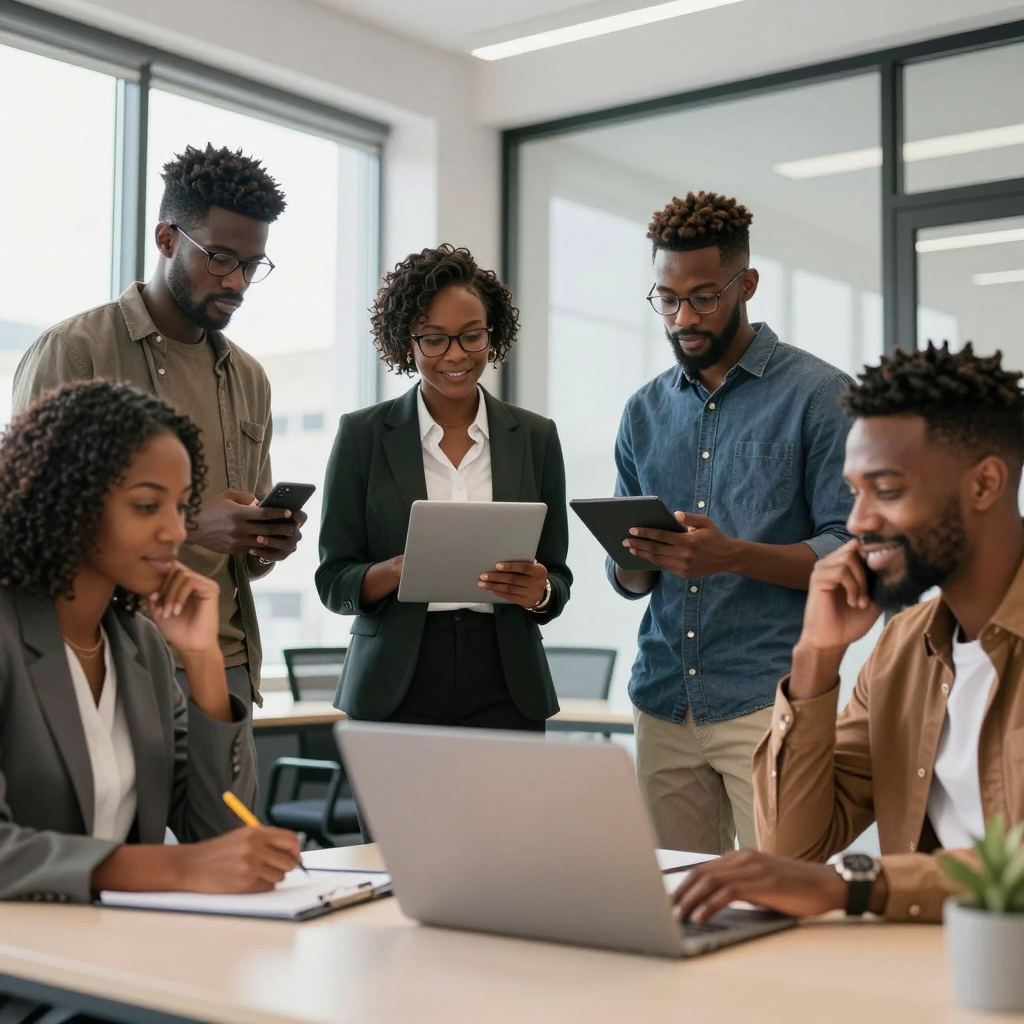 Modern grant management team using an integrated digital dashboard to streamline the grant application process in 2026