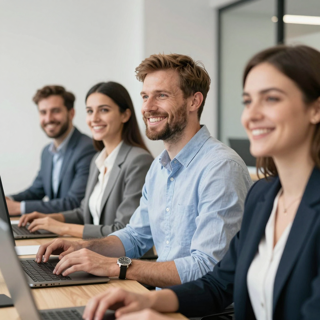Nonprofit executive shaking hands with a grant funder during a collaborative project meeting in 2026