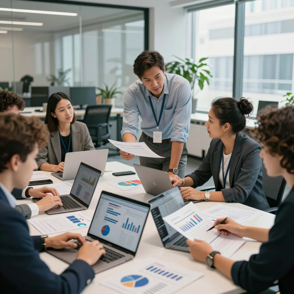 A grant application with charts and graphs being reviewed by an expert funder in 2026