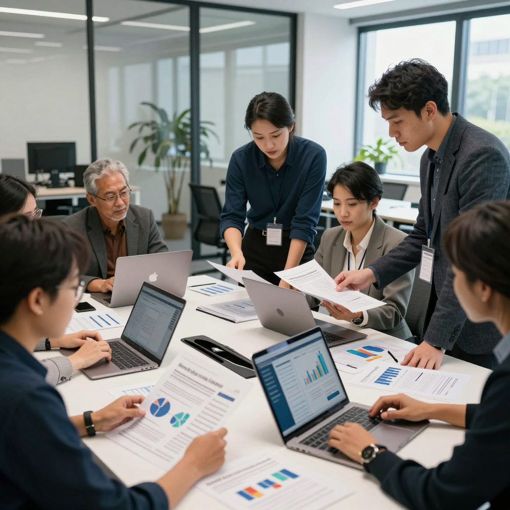 Stack of official documents, identification papers, and translation certificates required for a 2026 international grant application