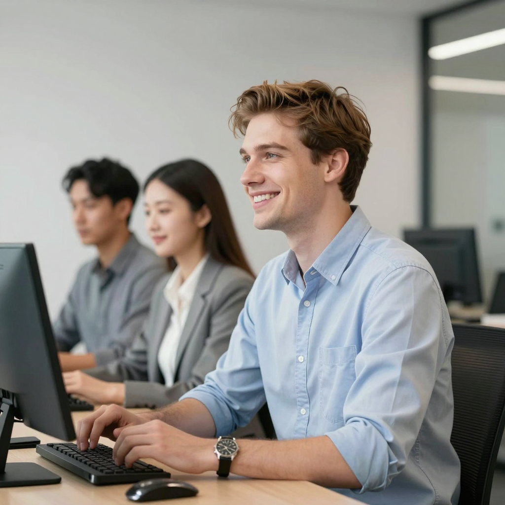 Team of innovators in a lab collaborating over blueprints and high-tech devices representing sectors benefiting from 2026 innovation grants