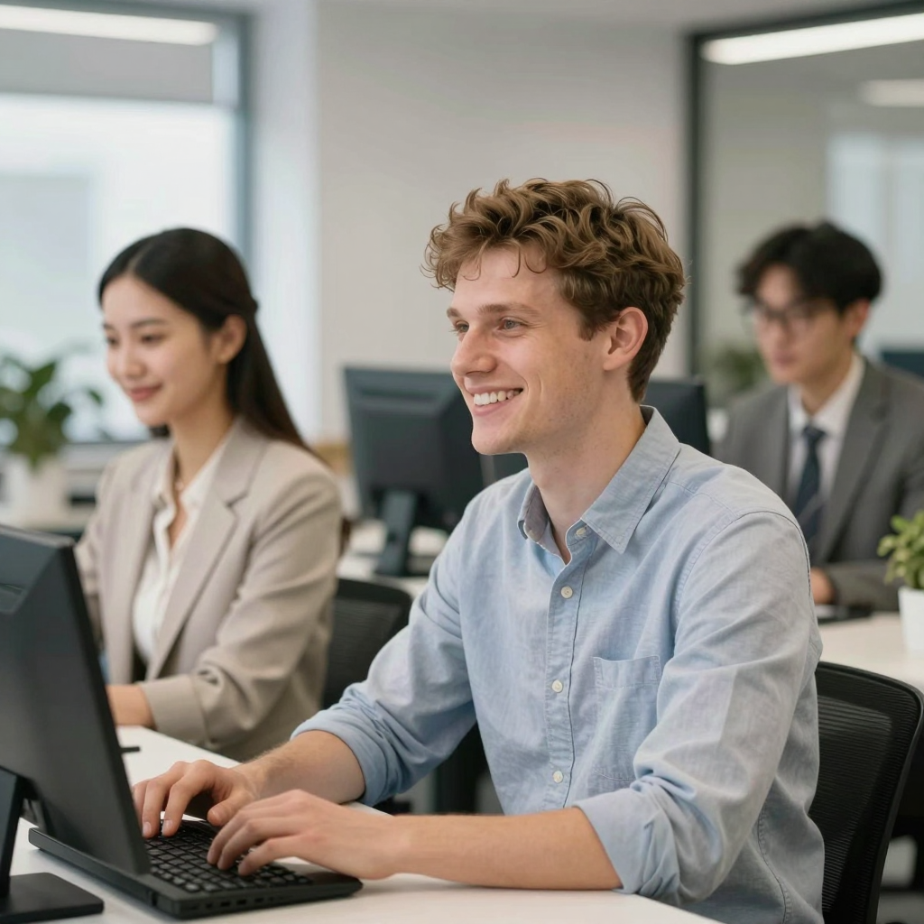 A team using advanced technology tools to boost their grant search and success in 2026 with AI dashboards and collaboration platforms