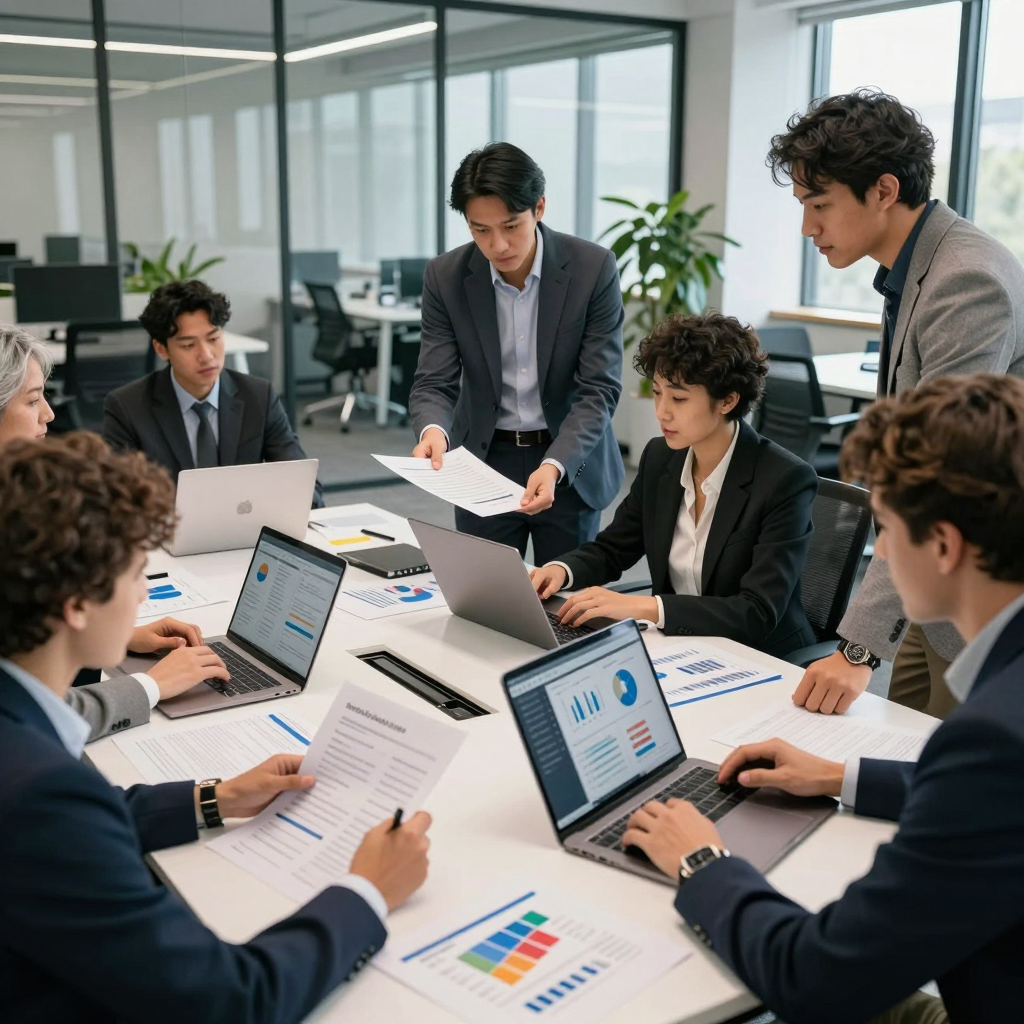Grant research and management team in 2026 using digital technology platforms to track funding opportunities and deadlines