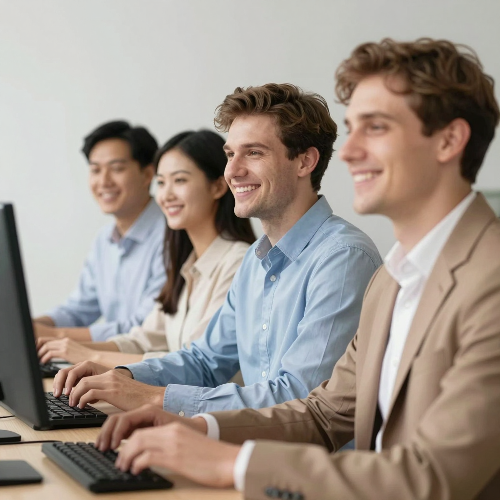 A nonprofit professional writing a compelling case statement for a 2026 grant application with supporting data and testimonials visible on their desk
