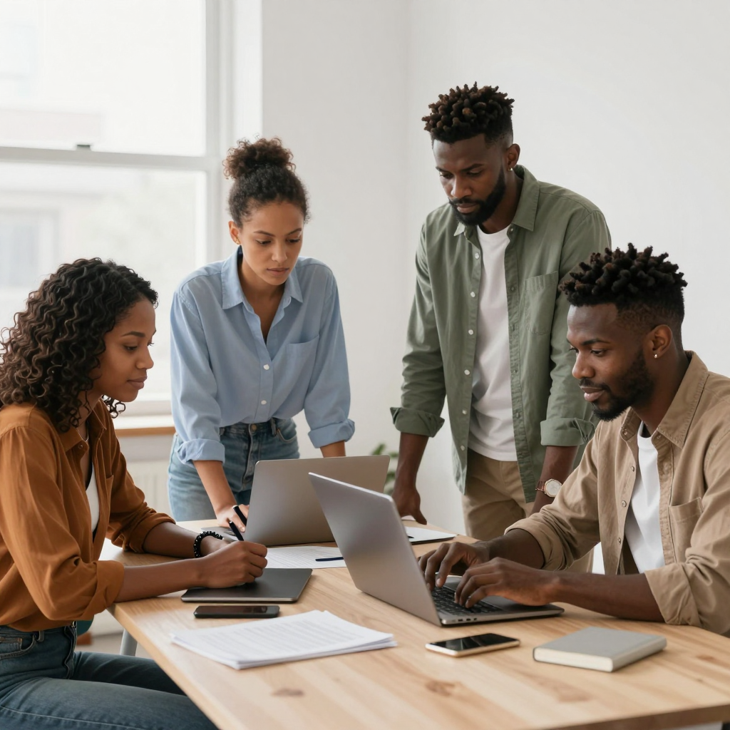 Educators and students in a 2026 classroom using advanced digital technology and interactive learning tools funded by innovative education grants.