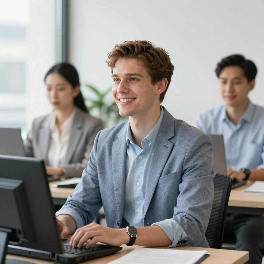 Grant writer in 2026 preparing a detailed, compelling proposal at a desk surrounded by data charts, templates, and funding guidelines